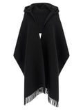 Black Wool Scarf