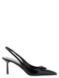 Black Calfskin High Heel Pumps