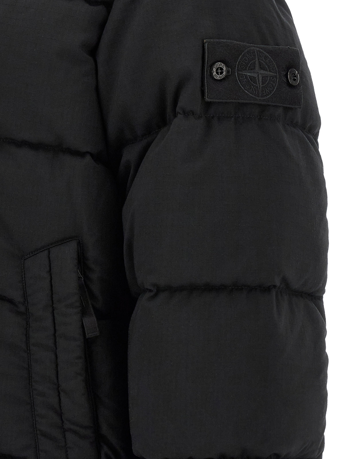 Black Virgin Wool Full-Length Jacket