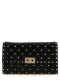 Black Lamb Leather Shoulder Bag