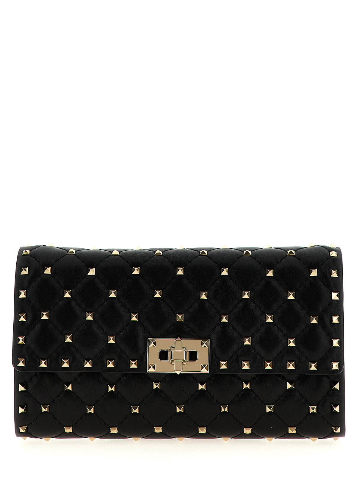 Black Lamb Leather Shoulder Bag