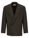 Brown Polyester Blazer