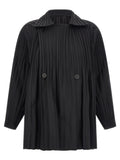 Black Polyester Coat