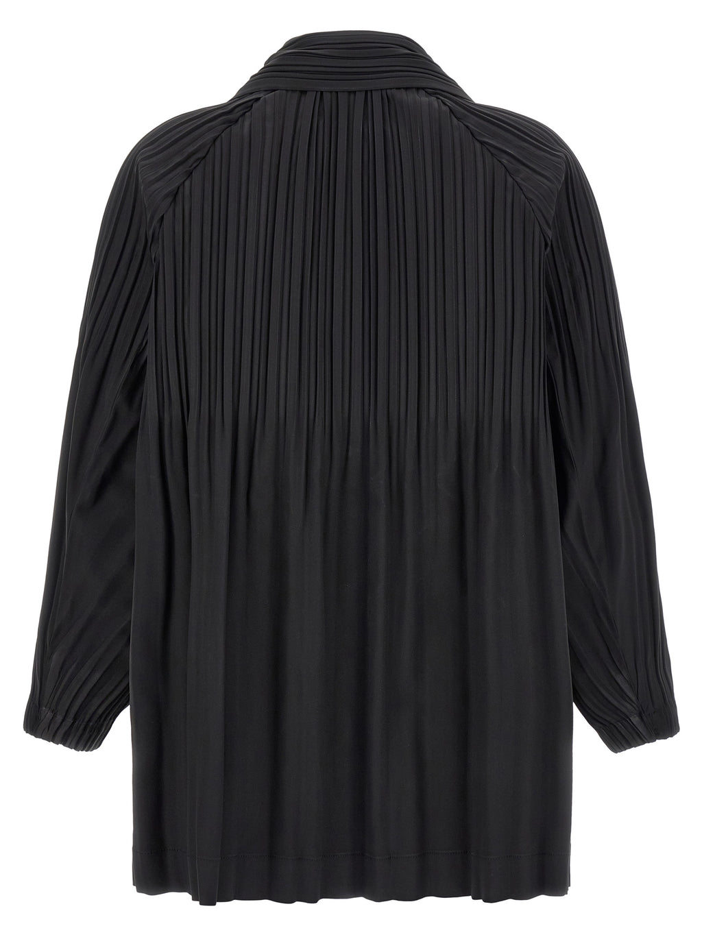 Black Polyester Coat