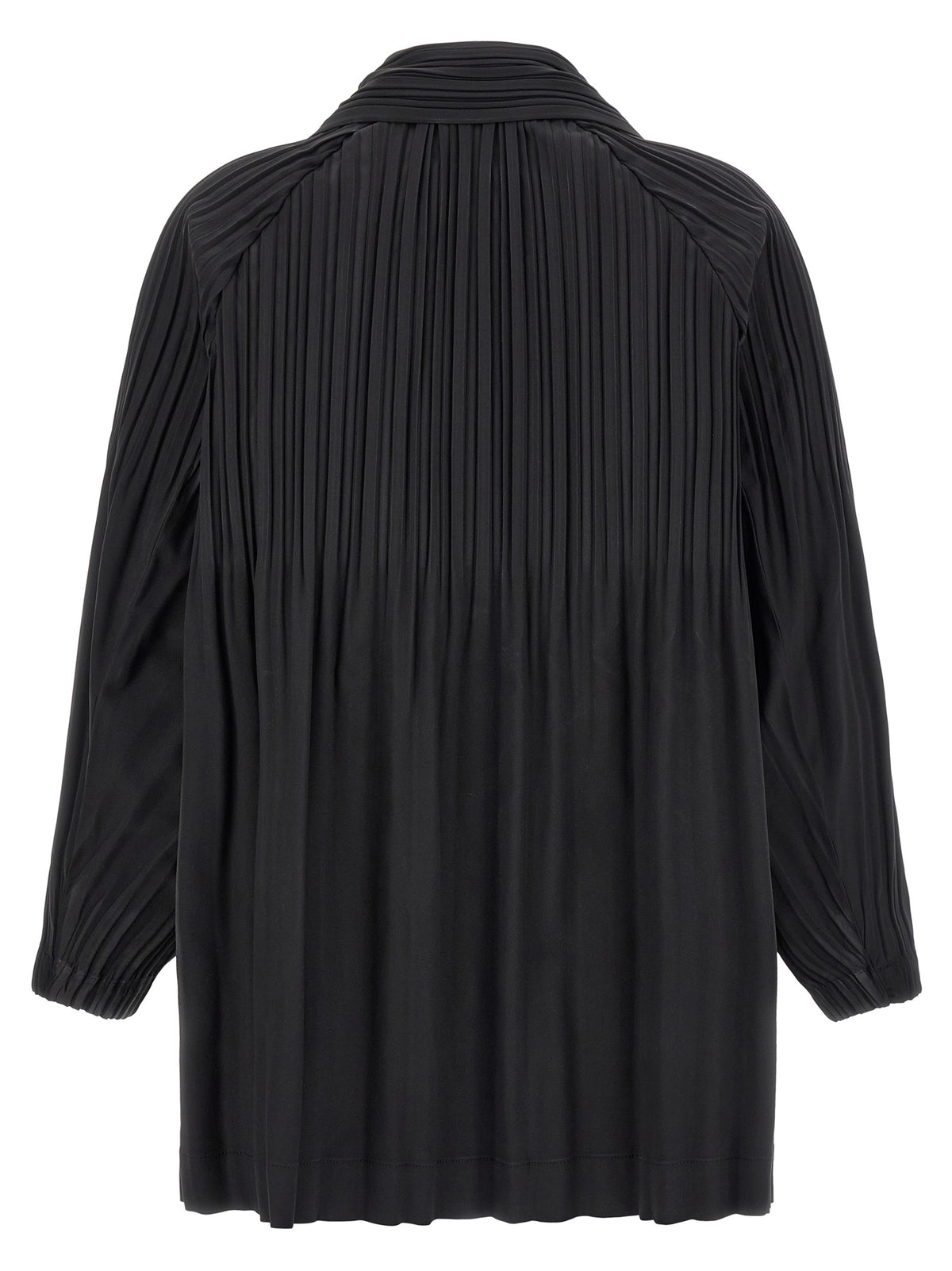 Black Polyester Coat