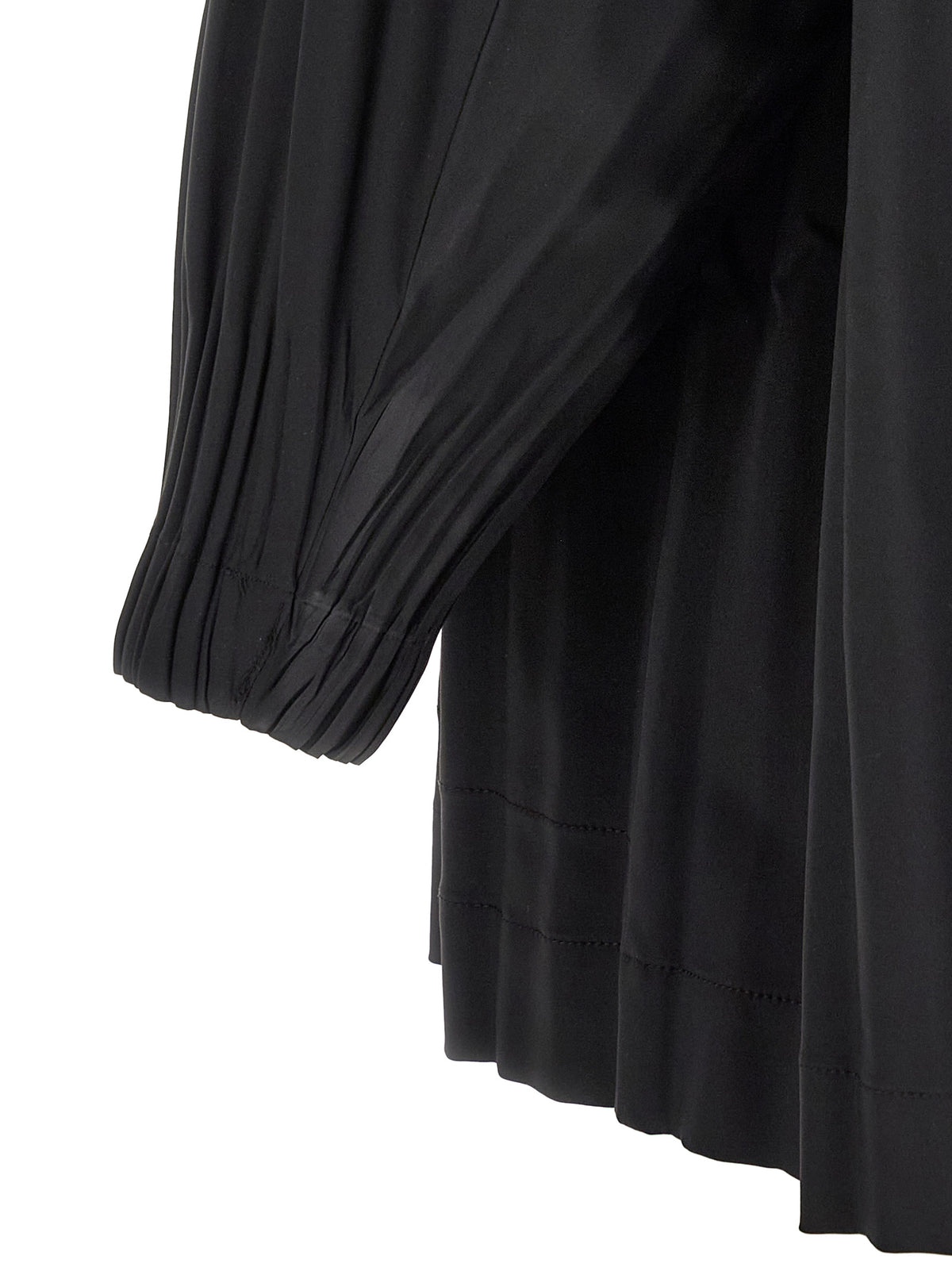 Black Polyester Coat