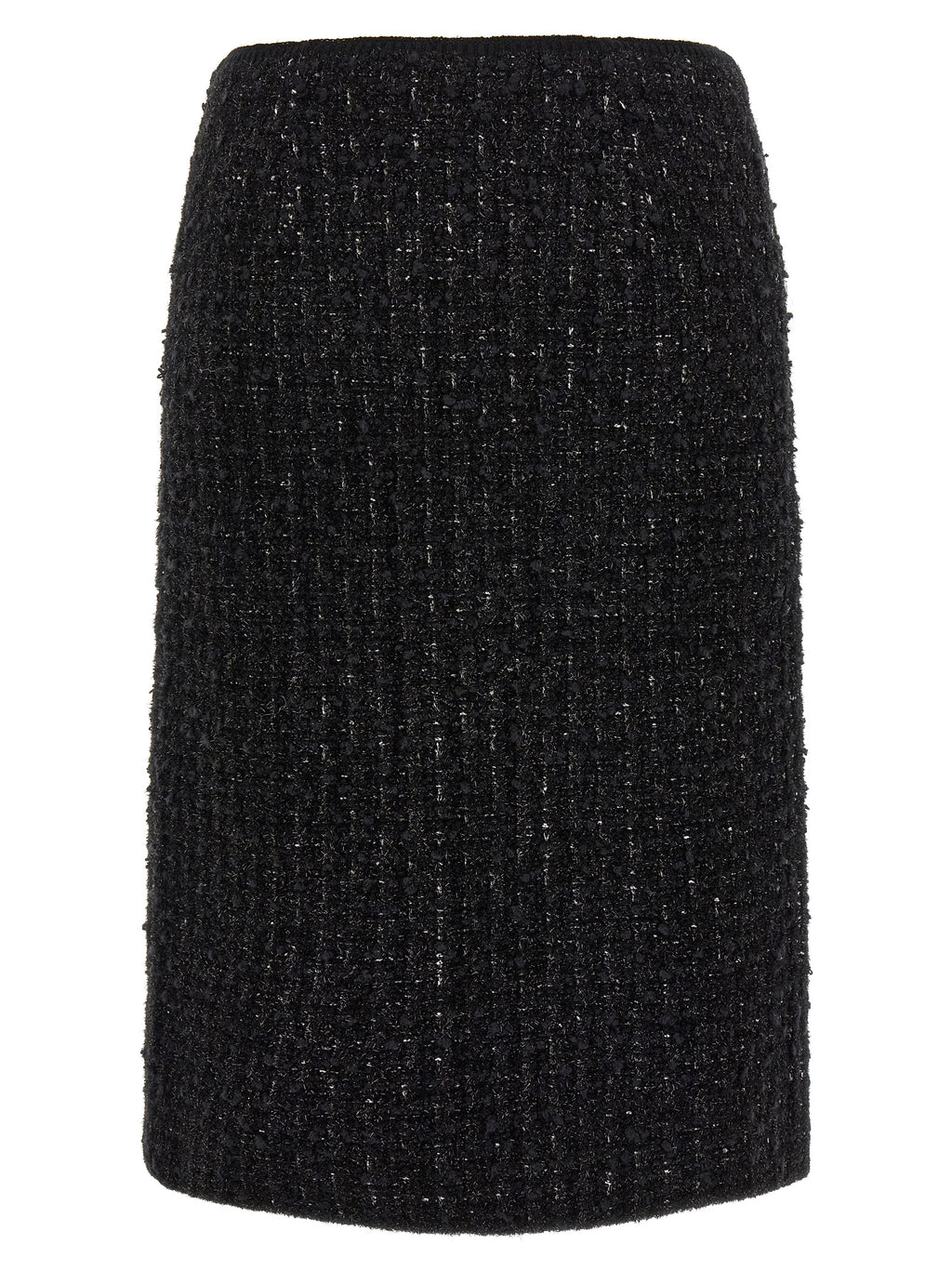 Black Viscose Long Skirt