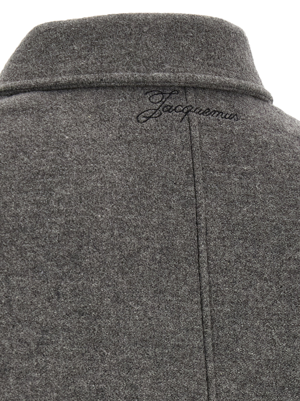 Gray Virgin Wool Bomber