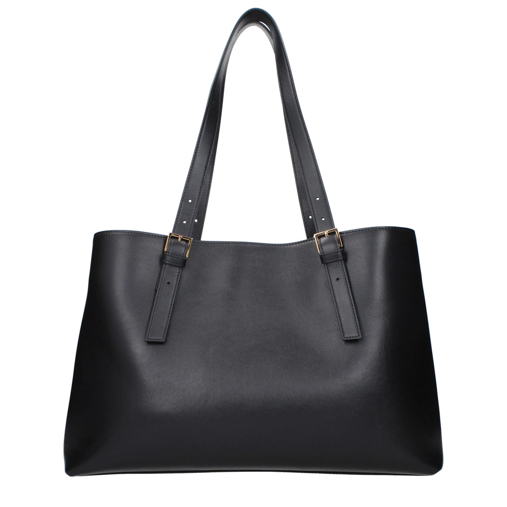 Black Leather Shoulder Bag
