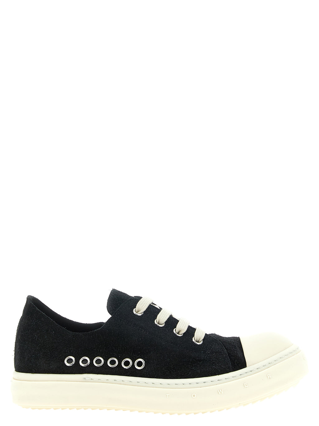 Black Calfskin Low Top Sneakers