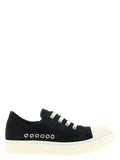 Black Calfskin Low Top Sneakers