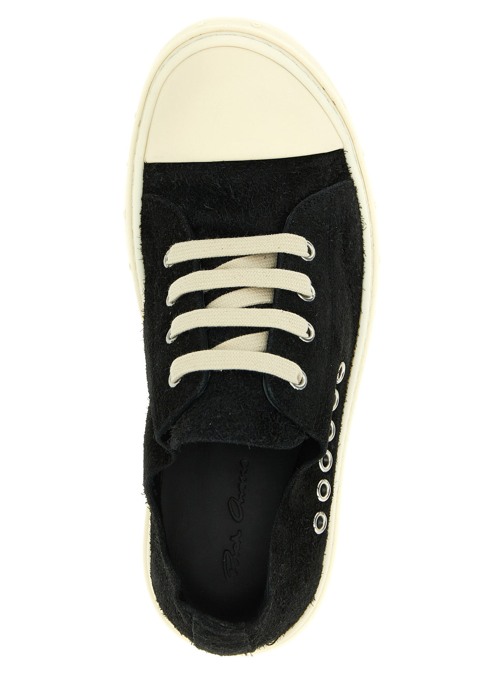 Black Calfskin Low Top Sneakers