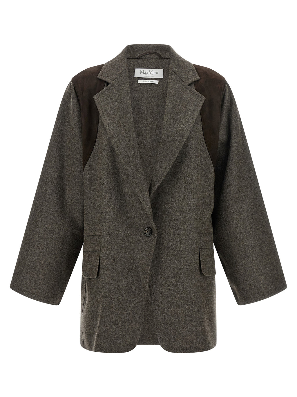 Brown Wool Blazer