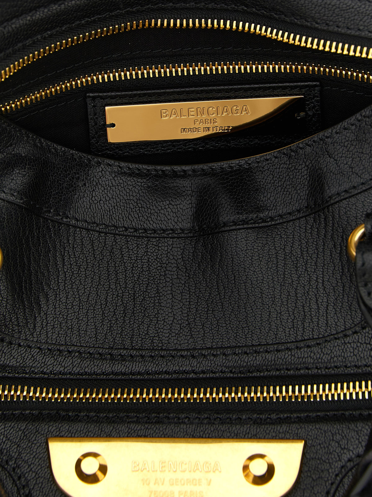 Black Goatskin Handbag