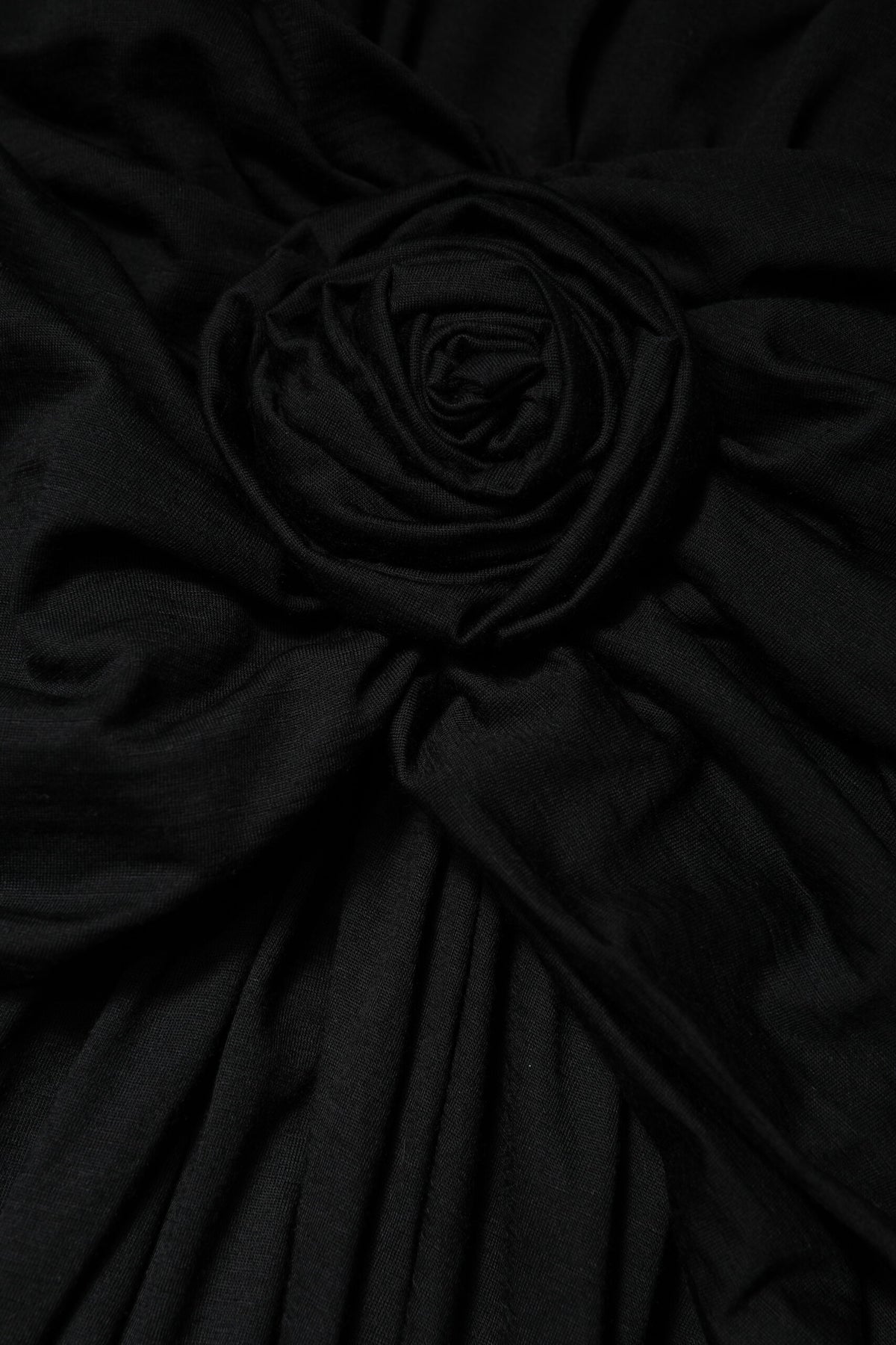 Black Wool Long Sleeves Sheath Midi Dress