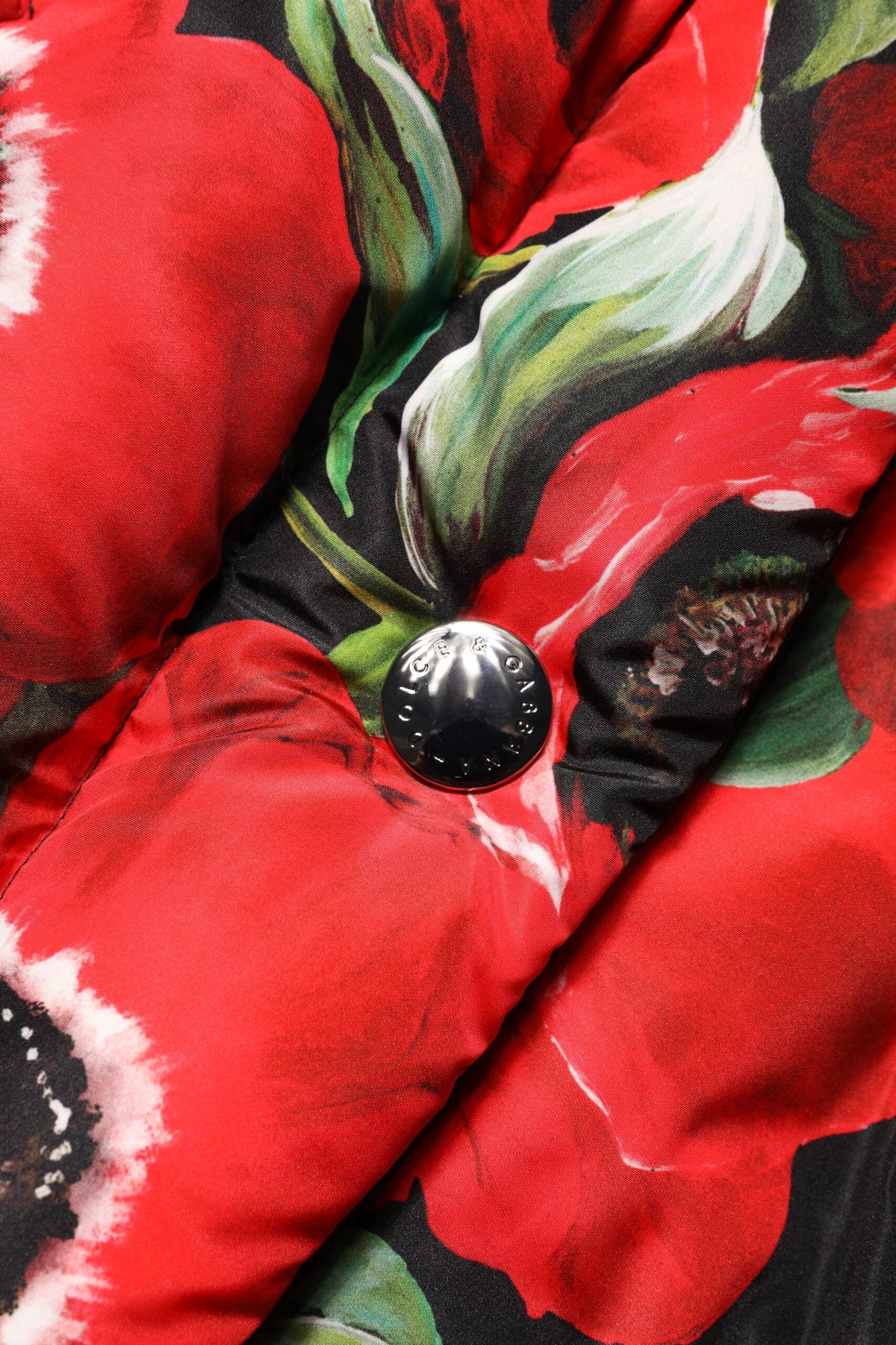 Multicolor Floral Full Zip Padded Jacket