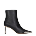 Black Leather Ankle Boots