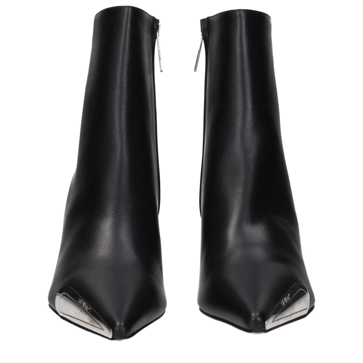 Black Leather Ankle Boots