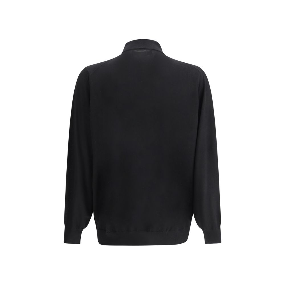 Black Cashmere Sweatshirt