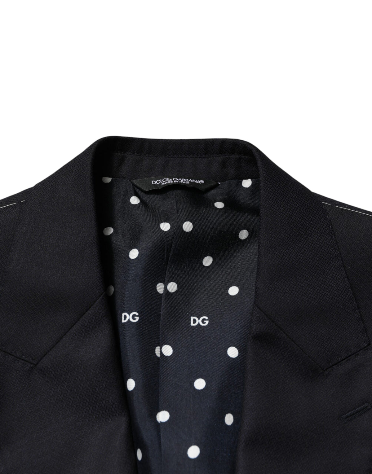 Dark Blue Wool Single Breasted Men 2 Piece Suit